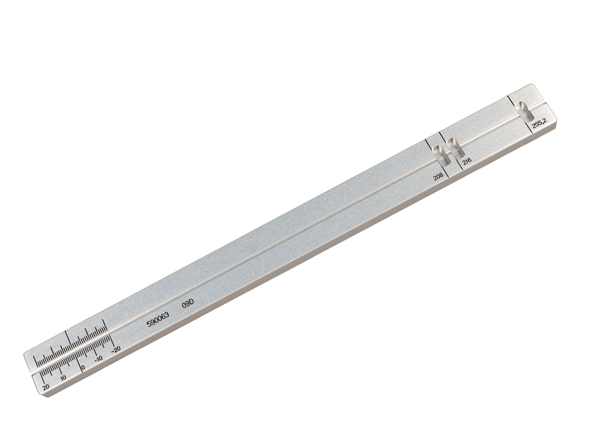 Längenmaß zur Einstellung des Tiefenanschlages